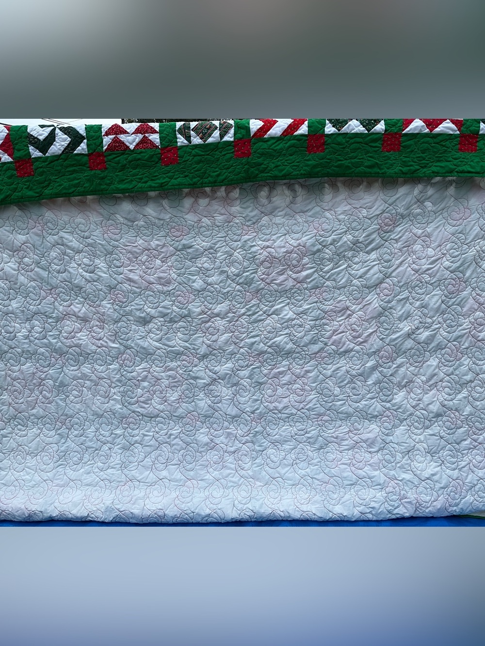Christmas Quilt, patchwork - Picture 7 of 7